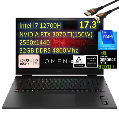 High Performance HP OMEN 17.3" Gaming Laptop - 12th Gen Intel Core i7 ...