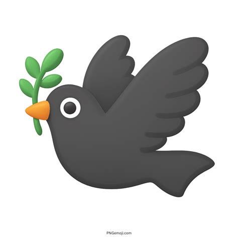 Dove Emoji Multicolor 3D PNG, ClipArt Collection - PNG Emoji