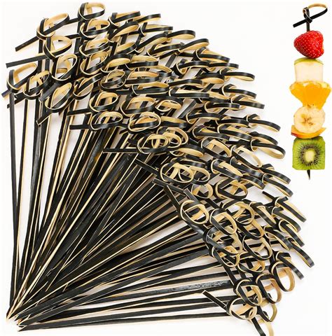 Amazon.com | Meanplan 1000 Pcs Bamboo Cocktail Picks 4.72 Inch Bamboo ...