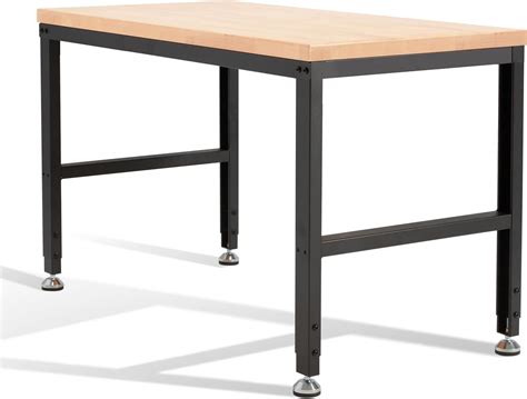 Olympia Tools 48in Adjustable Height Workbench, w/ 14 Levels of Height ...