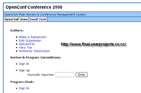 Conference Management System Python Project 的图像结果