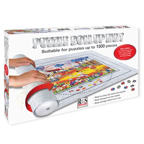 Puzzle Rollup Mat - Secure Storage for Up to 1500 Pieces