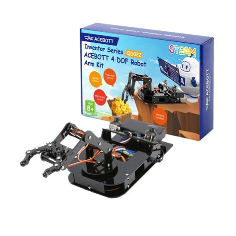 QD022 ACEBOTT ESP32 Robot Arm Kit Assembly Guide – Robocraze