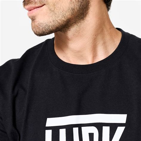 Men's Regular Cotton Fitness T-Shirt - Ultra Black