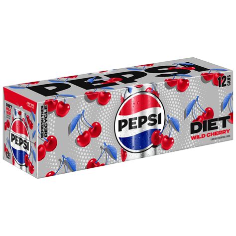 Pepsi Cola, Diet, Wild Cherry-Hero