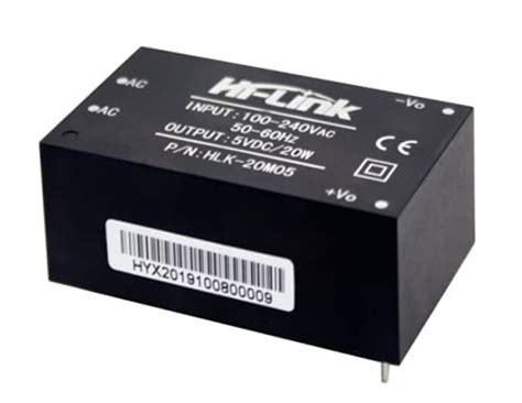 Amazon.in: Buy Hi-Link 5V 4A SMPS Mini PCB Mounted HLK-20M05 AC-DC 220V ...