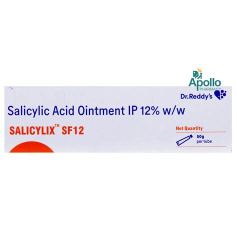 Salicylix SF 12 Ointment 50 gm Price, Uses, Side Effects, Composition ...