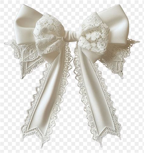 PNG Coquette lace white bow | Premium PNG - rawpixel