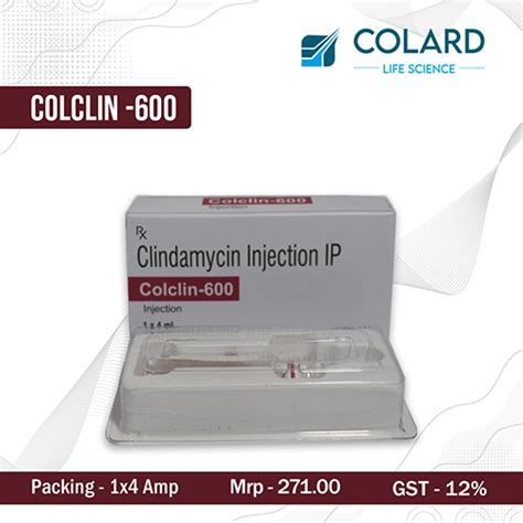 Colclin 600 - Clindamycin Injection IP - Colard Life Science
