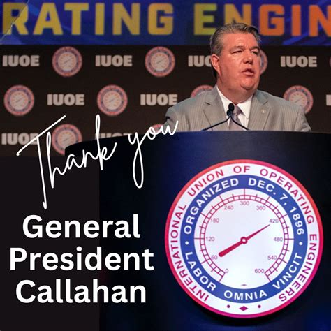 General President James T. Callahan announced his retirement today at ...