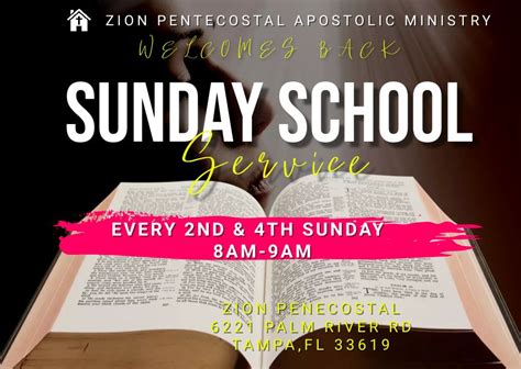 SUNDAY SCHOOL SERVICE, 6221 Palm River Rd, Tampa, FL 33619-3918, United ...