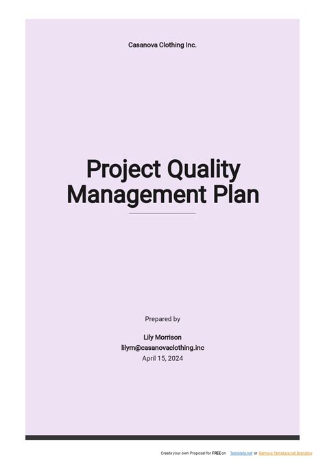 Project Quality Management Plan 的图像结果