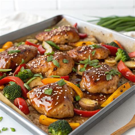 Easy Sheet Pan Teriyaki Chicken Recipe