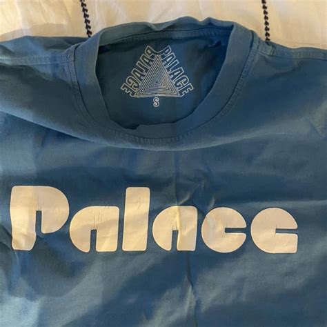 Palace t-shirt size small fits oversized more like a... - Depop