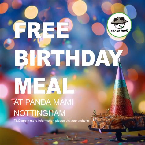 FREE BIRTHDAY MEAL AT PANDA MAMI NOTTINGHAM - Panda MamiPanda Mami