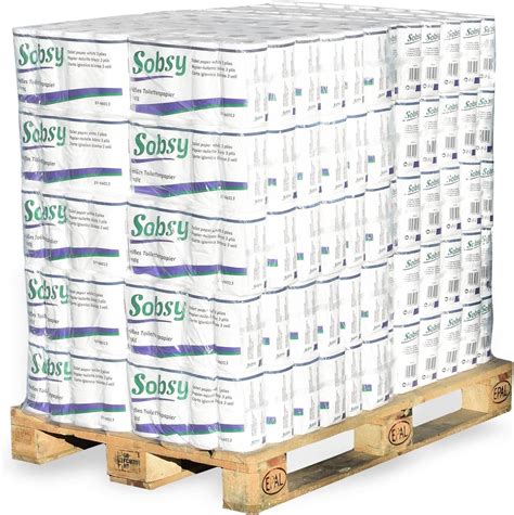 Hypafol Toilettenpapier Halbpalette motivgeprägt | 120 x 8 Rollen ...