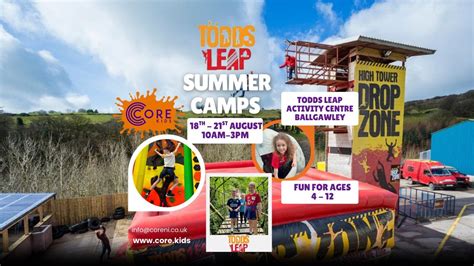 Todds Leap Summer Camps, Todds Leap Activity Centre, Dungannon, 18 ...