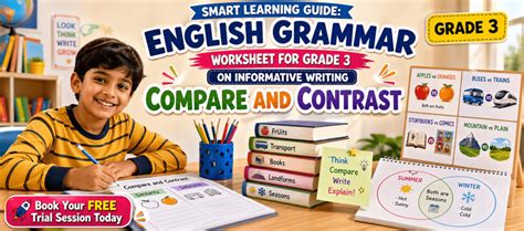 Compare and Contrast Practice Worksheet for Grade 3 [PDF]
