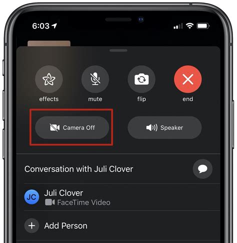 How to Switch From Facetime Video to Facetime Audio - MacRumors
