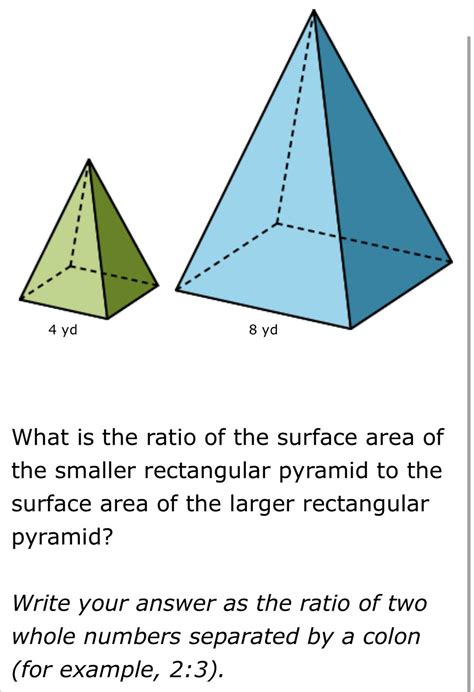 Image result for Find Surface Area of Rectangular Pyramid