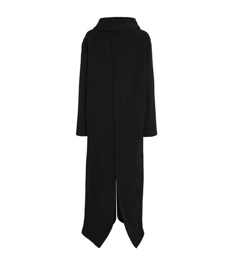 Rick Owens Cashmere Hooded Longline Coat | Harrods US