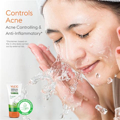 Buy VLCC Acne Defense Serum Face Wash with Salicylic Acid Serum & Neem ...