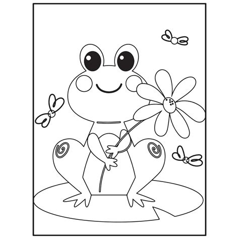 Frog Coloring Page