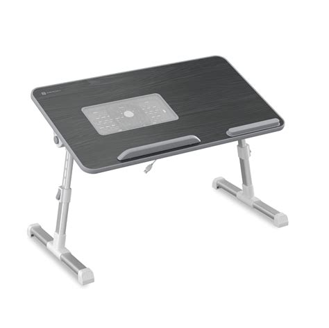 Portronics My Buddy Plus Adjustable Laptop Table with Built-in USB ...