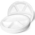 Buy Wonder Sugarcane Bagasse Disposable Plates 11 Inch Round 4 Section ...