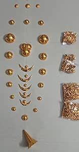Bhoomika Nettipattam Making Balls kit 3.0 Feet…,Plastic, Golden ...