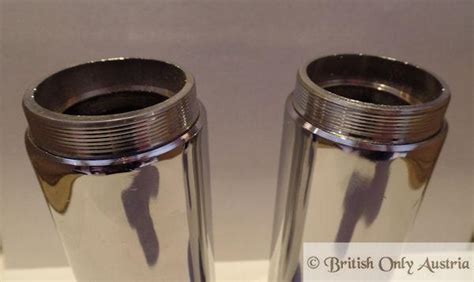 AJS/Matchless Fork Slider Extension 2" / Pair f. 1 1/8" fork stanchions ...