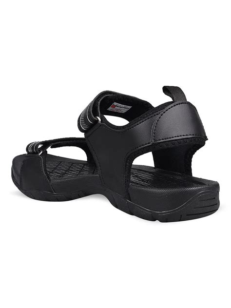 Buy Sandals For Men: Camp-Colt-Blk-Org | Campus Shoes