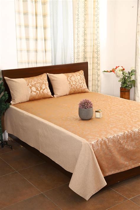 Home - The Best is for You Self Design Double Jacquard Bedcover for ...