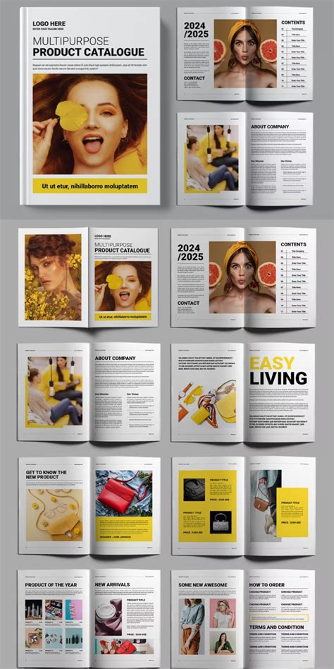 Fashion Catalogue Template InDesign INDD | Product catalog template ...