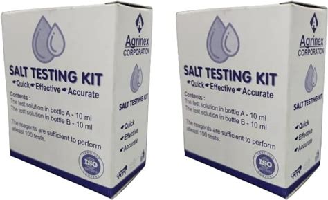 AGRINEX CORPORATION Iodized salt testing kit/100 tests each pack ...