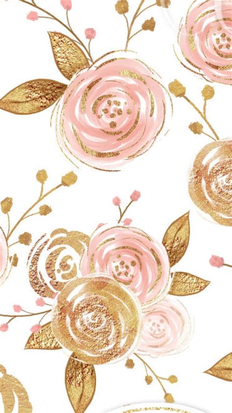 Download A perfect combination of pink and gold together. Wallpaper ...