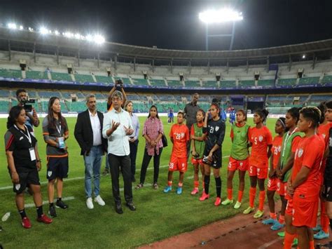 AIFF President Kalyan Chaubey meets Blue Tigresses; reveals broader ...