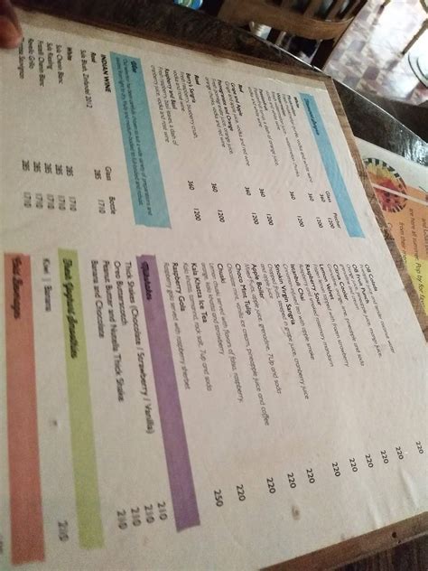 Menu at Olive Bistro, Mumbai, Oberoi Mall General AK Vidya Marg