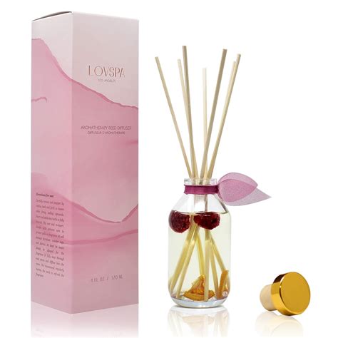 LOVSPA Hawaiian Breeze Reed Diffuser Set - Scented Stick Room Freshener ...