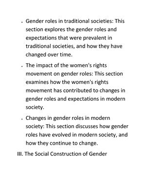 Gender AND Society 1 - GENDER AND SOCIETY Gender and society are two ...