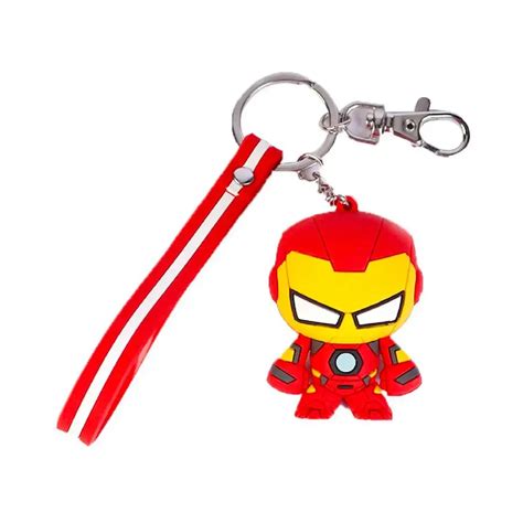 Iron Man 3D Keychain – Detailed Marvel Character Accessory with Metal ...
