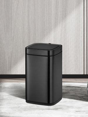 Buy OBSESSIONS Black Stainless Steel Sensor Bin, 12 Ltr Online