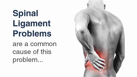 4 Lower Back Pain and Spinal Ligament Injury - YouTube