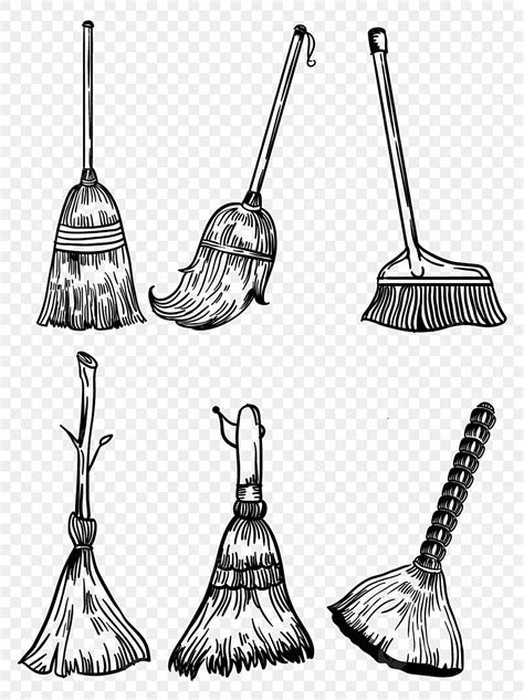 Black Broom Png