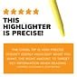 BIC Brite Liner Stick Highlighter, Chisel Tip, Yellow, 24/Pack ...