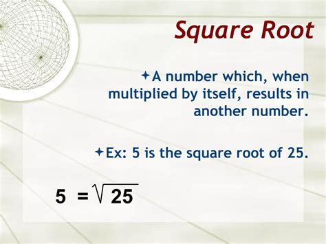 Perfect squares & square roots lesson 12 | PPT