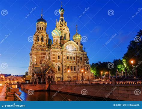 Church of the Saviour on Spilled Blood in St. Petersburg, Russia Stock ...