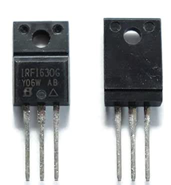 IRF630 MOSFET N-CH 200V 9.3A New Power mosfet pack of 5 : Amazon.in ...