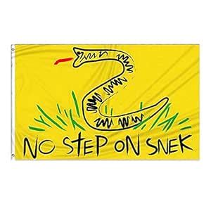 GAKA 3x5 FT No Step On Snek Flag : Amazon.in: Garden & Outdoors