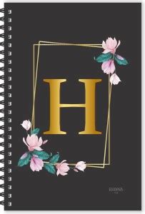 ESCAPER H letter diary (Ruled - A5), H initial Diary, H alphabet ...